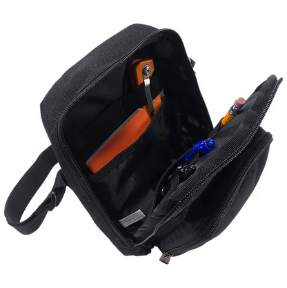 CROSSBODY ZIP BAG - BLACK