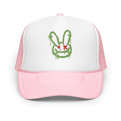 Light Pink / White / Light Pink / One Size Fits Most / Trucker Hat | Embroidered