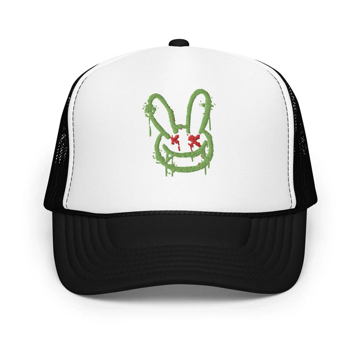 Black / White / Black / One Size Fits Most / Trucker Hat | Embroidered