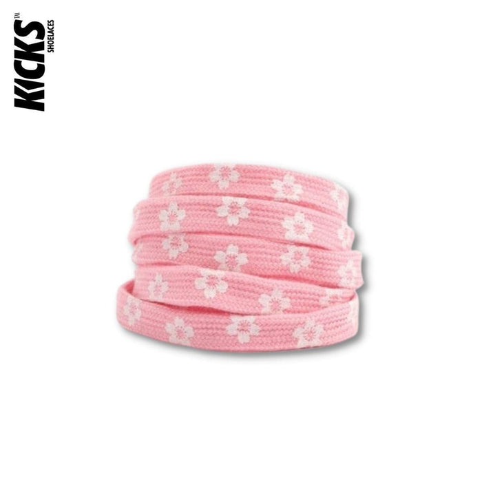 Pink / 100 CM / 39 IN / Daisy Laces | 8 mm