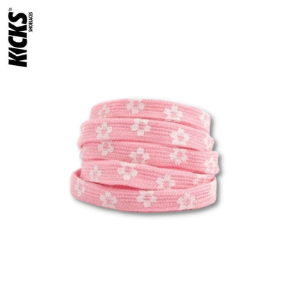 Pink / 100 CM / 39 IN / Daisy Laces | 8 mm