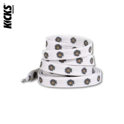 Grey / 100 CM / 39 IN / Daisy Laces | 8 mm