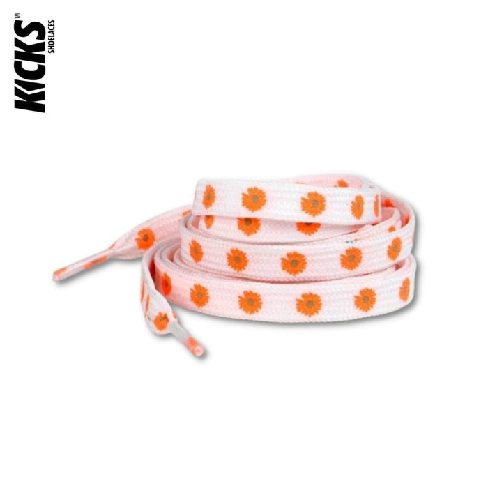 Orange / 100 CM / 39 IN / Daisy Laces | 8 mm