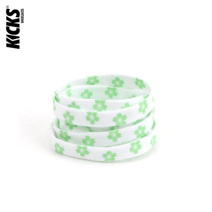 Green / 100 CM / 39 IN / Daisy Laces | 8 mm