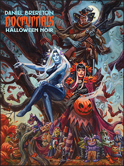 DAN BRERETON NOCTURNALS Volume 31 Halloween Noir Signed W/ Original Drawing