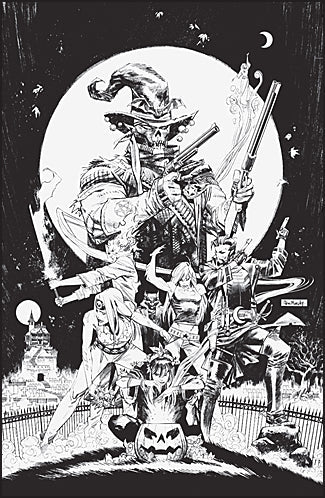 DAN BRERETON NOCTURNALS Volume 31 Halloween Noir Signed W/ Original Drawing