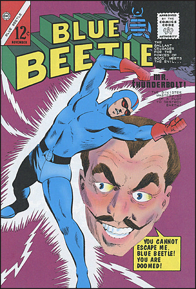 DC FINEST BLUE BEETLE Blue Beetle Challenges The Red Knight
