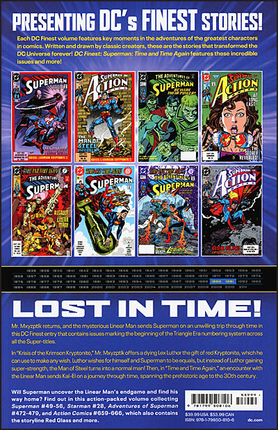 DC FINEST SUPERMAN Time and Time Again