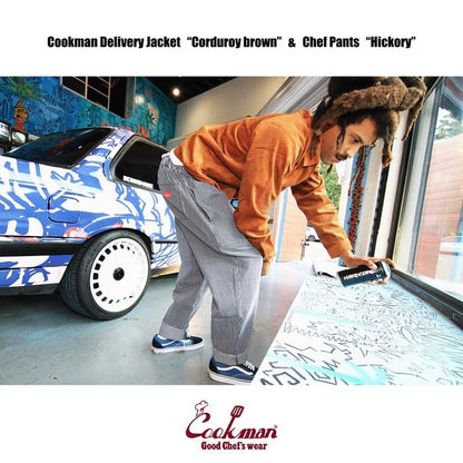 DELIVERY JACKET CORDUROY - BROWN