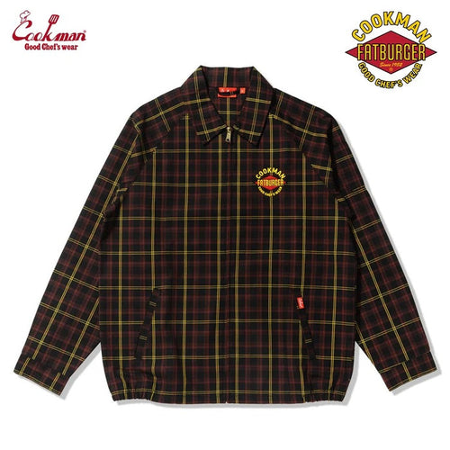 DELIVERY JACKET FAT Tartan Check - RED