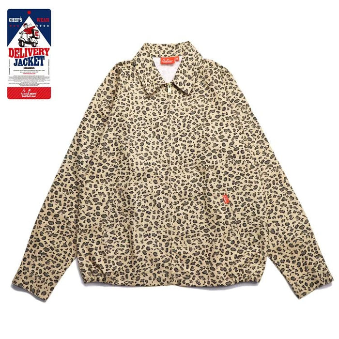 DELIVERY JACKET LEOPARD - BEIGE