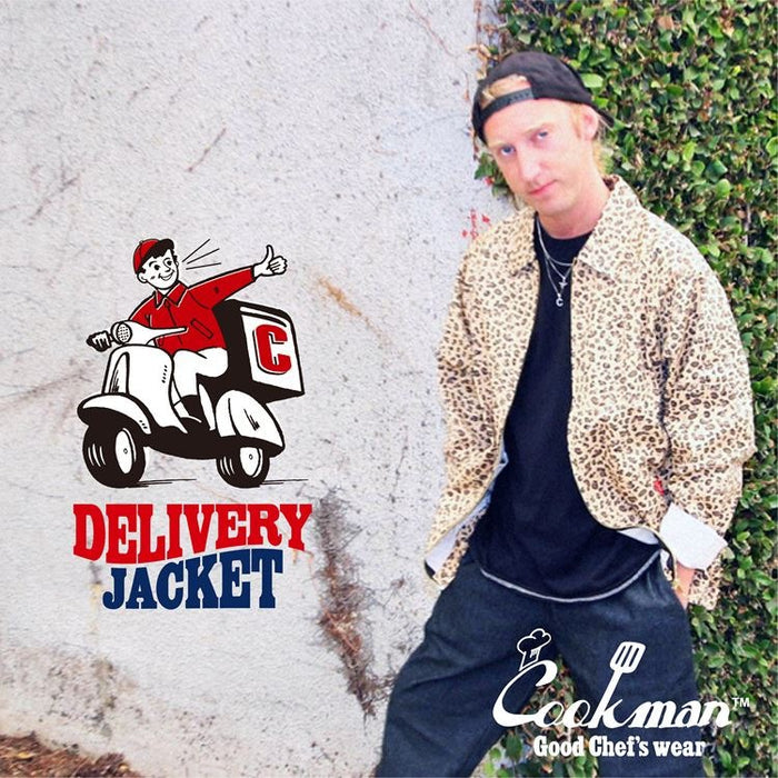 DELIVERY JACKET LEOPARD - BEIGE