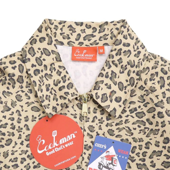 DELIVERY JACKET LEOPARD - BEIGE