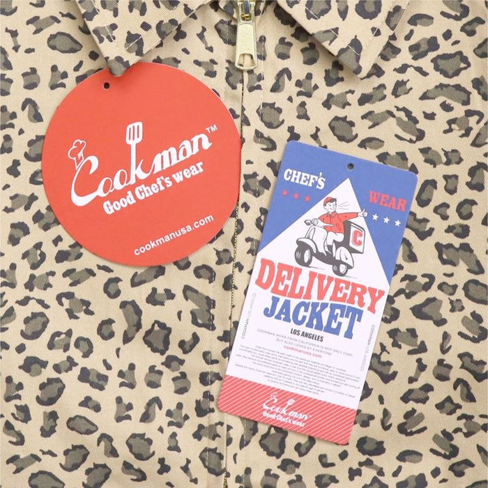 DELIVERY JACKET LEOPARD - BEIGE