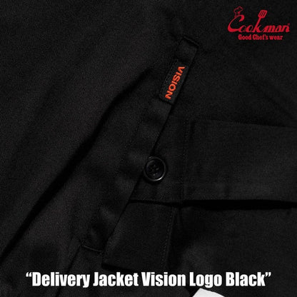 DELIVERY JACKET VISION LOGO - BLACK