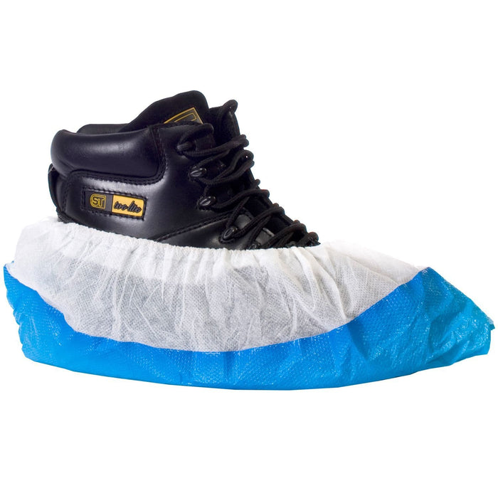 Deluxe Heavy Duty Non-Slip Overshoes (Pack of 100) – White colour