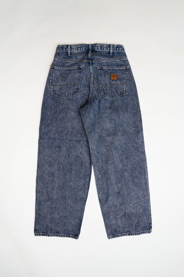 DENIM BAGGY PANTS - BLUE CHEMICAL
