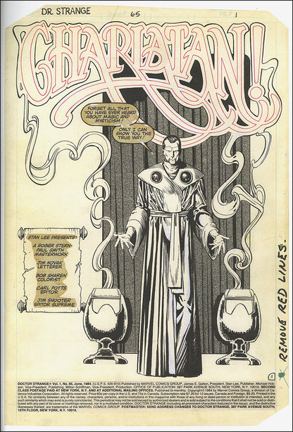 DOCTOR STRANGE By Paul Smith Artist's Edition