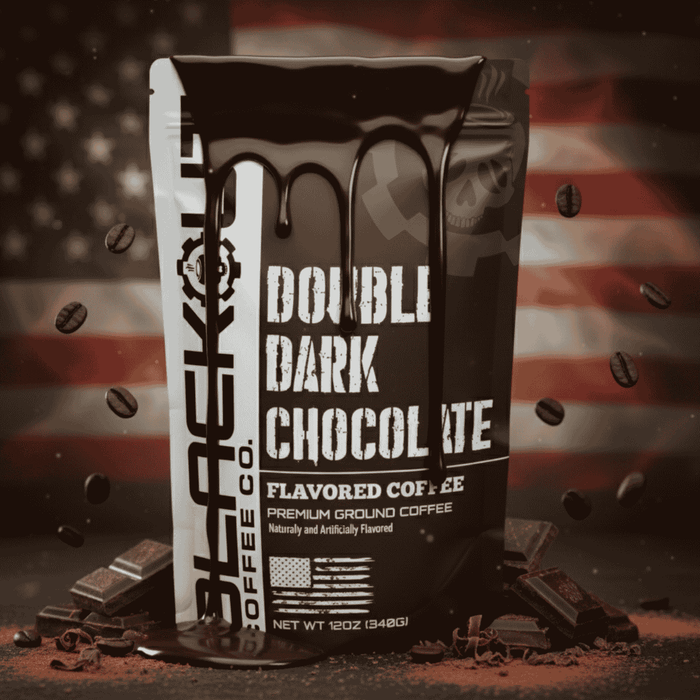 double dark chocolate flavored coffee