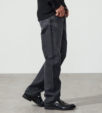E50323-83 503 REGULAR STRAIGHT - BLACK DENIM
