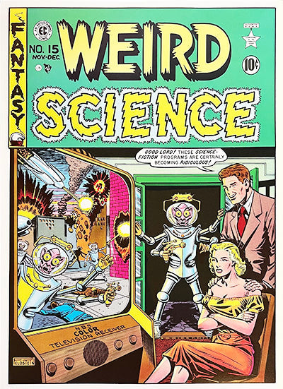 EC WEIRD SCIENCE Cover Portfolio
