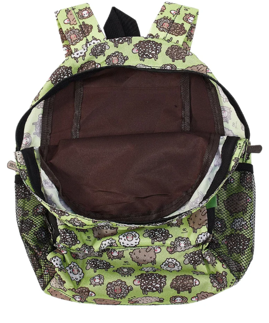 Eco Chic Packable Backpacks - Cute Sheep