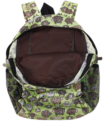 Eco Chic Packable Backpacks - Cute Sheep