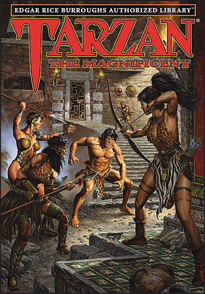 EDGAR RICE BURROUGHS AUTHORIZED LIBRARY Tarzan Books 21-24 Set