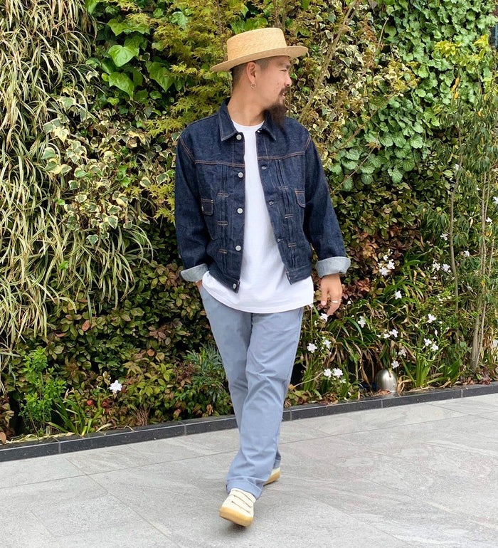 EDS001-189 DENIM JACKET RIGID - INDIGO