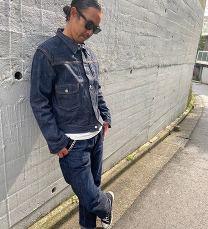 EDS001-189 DENIM JACKET RIGID - INDIGO