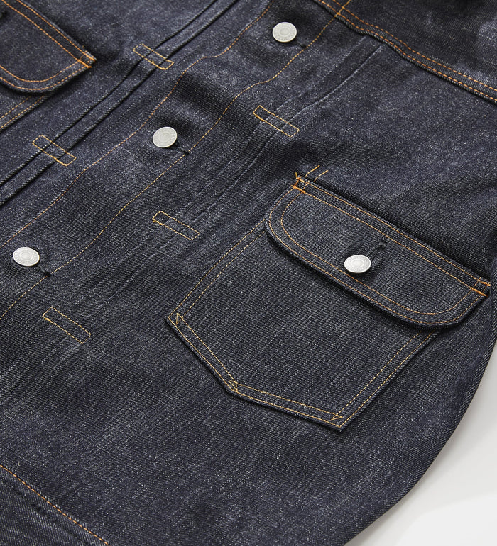 EDS001-189 DENIM JACKET RIGID - INDIGO