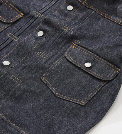 EDS001-189 DENIM JACKET RIGID - INDIGO