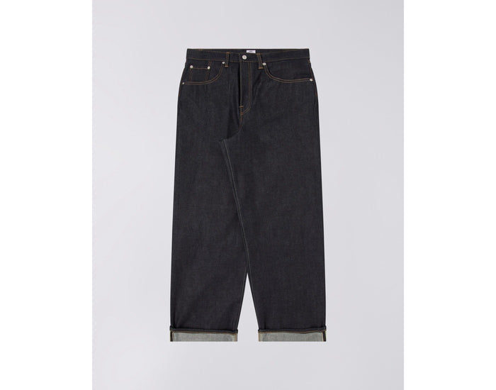 EEU05-189 WIDE PANT - BLUE UNWASHED