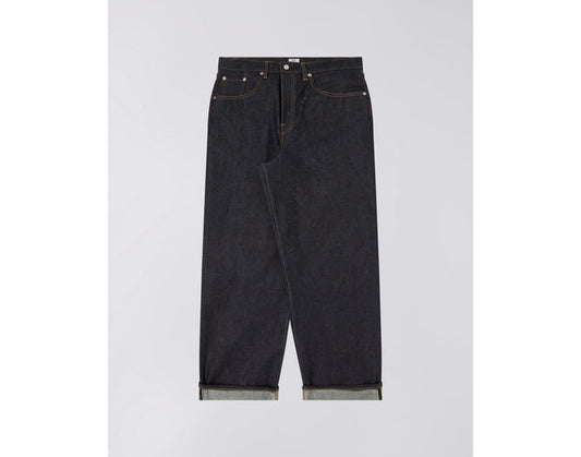 EEU05-189 WIDE PANT - BLUE UNWASHED