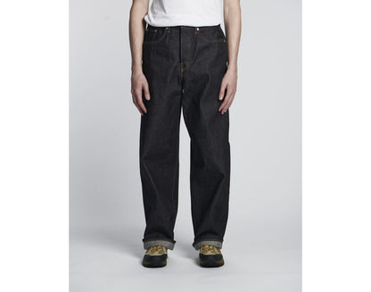 EEU05-189 WIDE PANT - BLUE UNWASHED