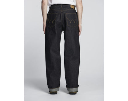 EEU05-189 WIDE PANT - BLUE UNWASHED