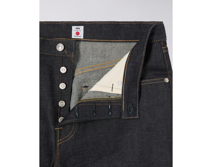 EEU05-189 WIDE PANT - BLUE UNWASHED