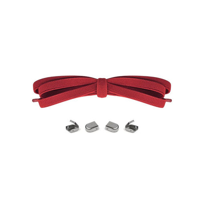 Red / One Size Fits All / Elastic No-Tie Shoe laces | 8mm Wide