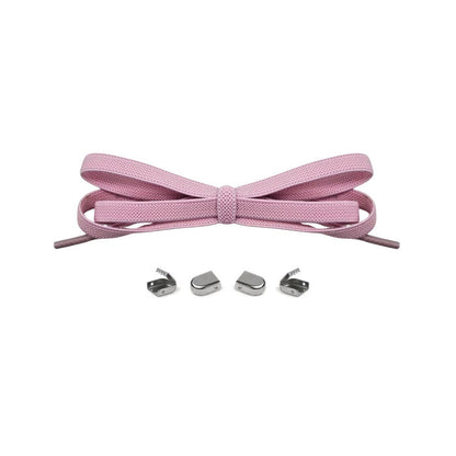 Pastel Pink / One Size Fits All / Elastic No-Tie Shoe laces | 8mm Wide