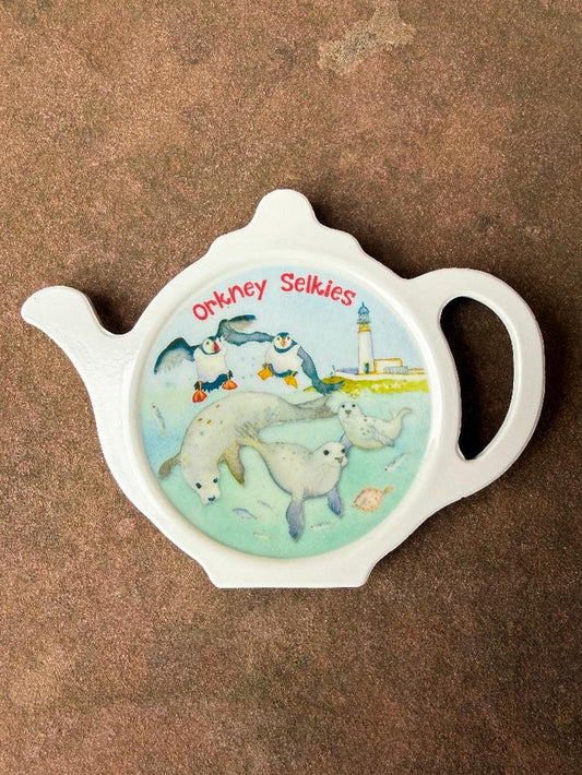 Emma Ball 'Orkney' Selkie Tea Bag Tidy