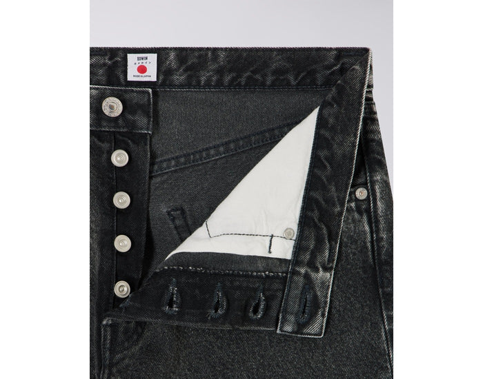 EU04Z-481 REGULAR STRAIGHT - BLACK MID DARK USED