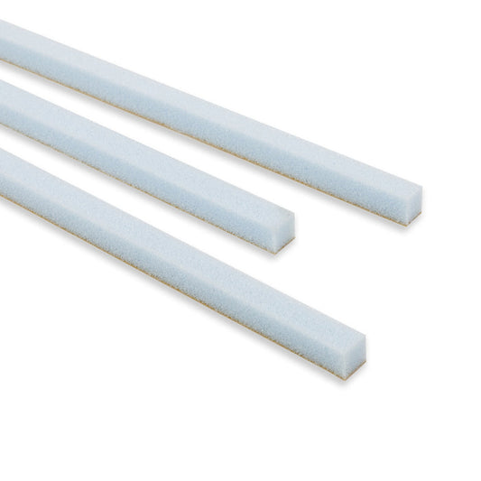F. Ball Stopgap Barrier Foam 15 x 15mm – 25 x 1 Metre Self-Adhesive Strips