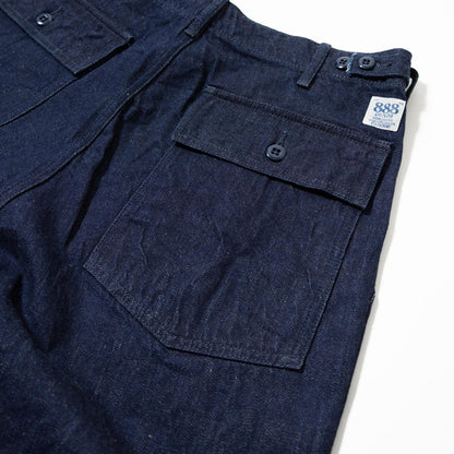 F0541 888 DENIM BAKER PANTS - INDIGO