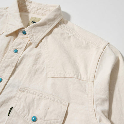 F3512 WESTERN SHIRT - ECRU