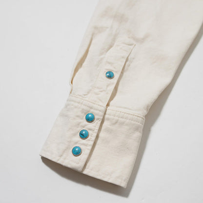 F3512 WESTERN SHIRT - ECRU