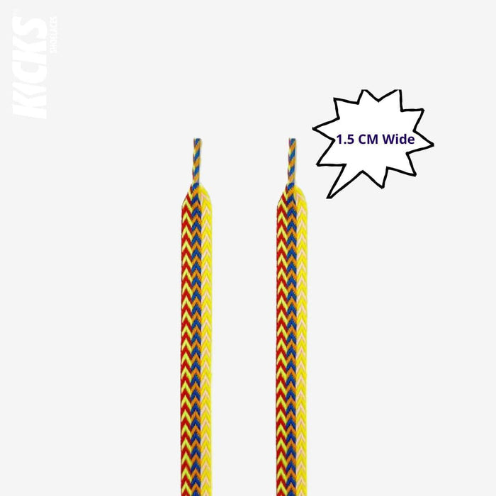 1.5CM Red Blue Yellow / 120cm