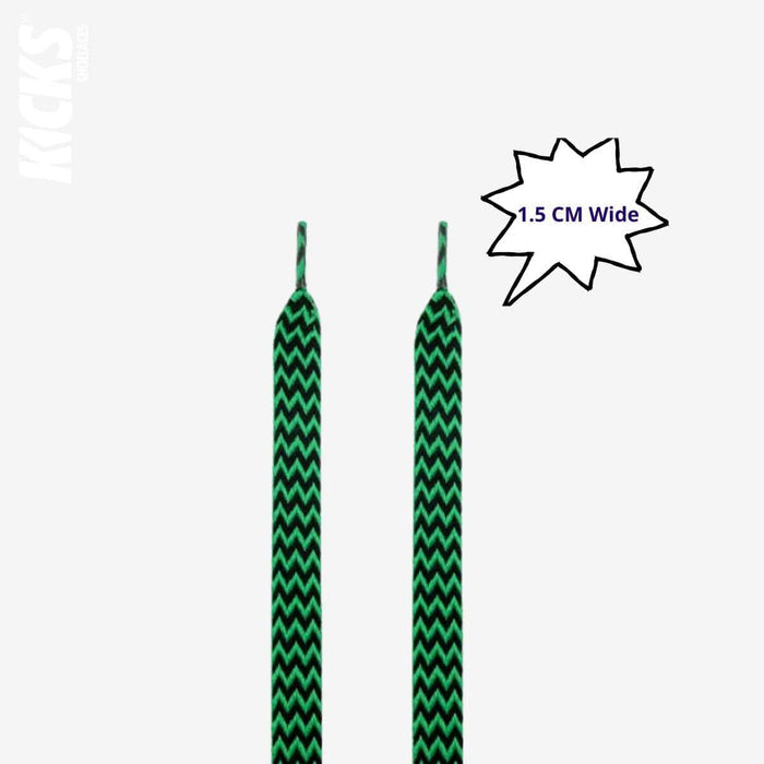 1.5CM Green Black / 120cm