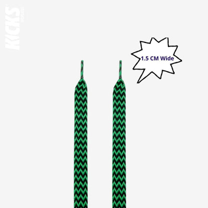 1.5CM Green Black / 120cm