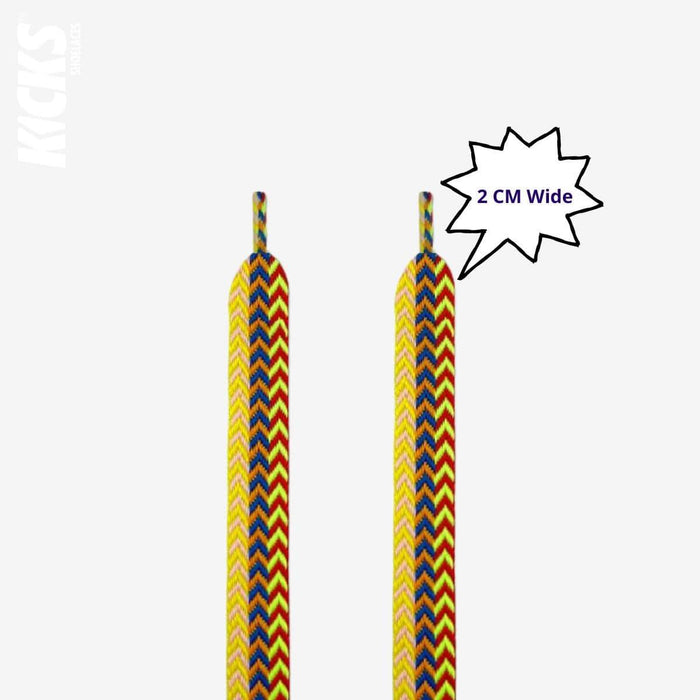 2CM Yellow Blue Red / 120cm