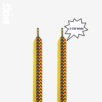2CM Yellow Blue Red / 120cm